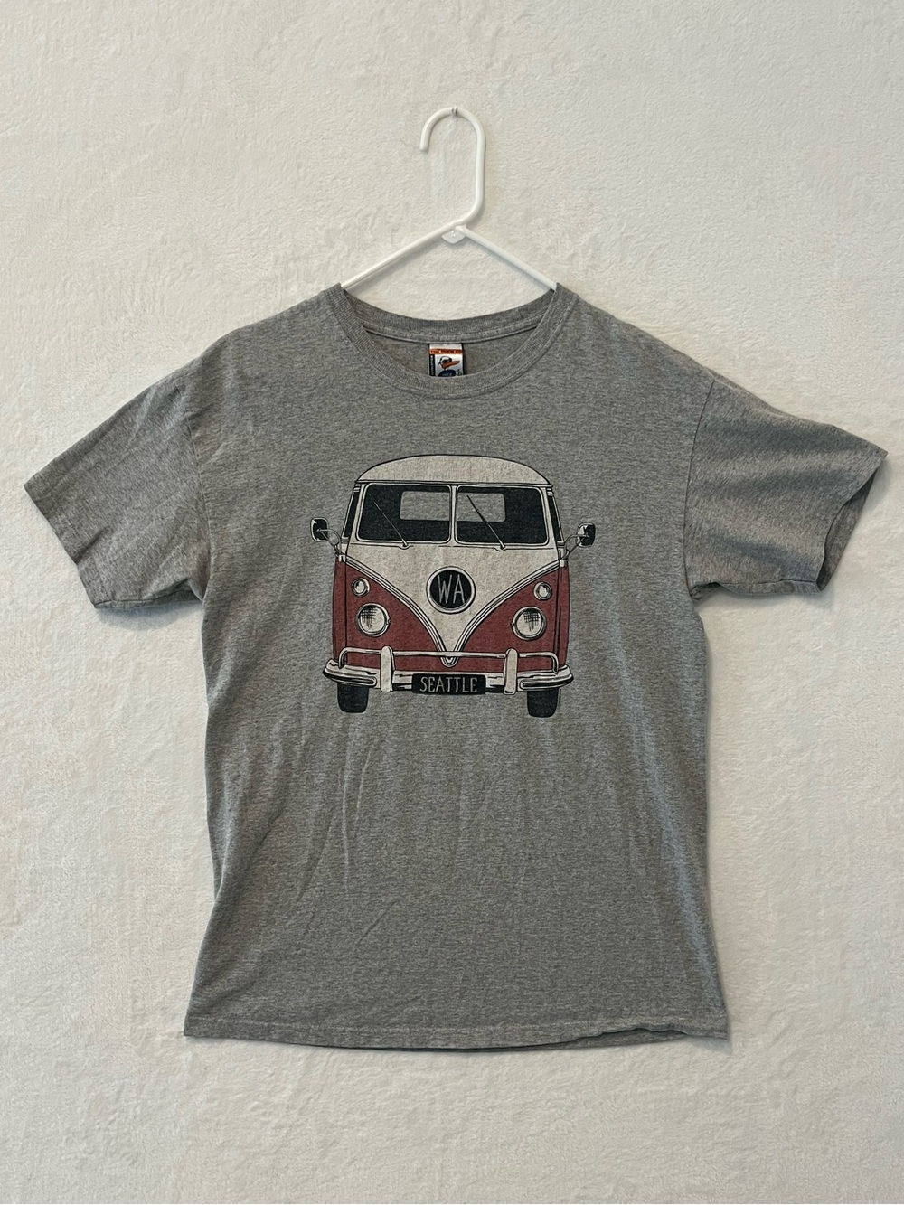 The Duck Company VW Camper Van Men’s Short Sleeve T-Shirt Tee Medium Gray
